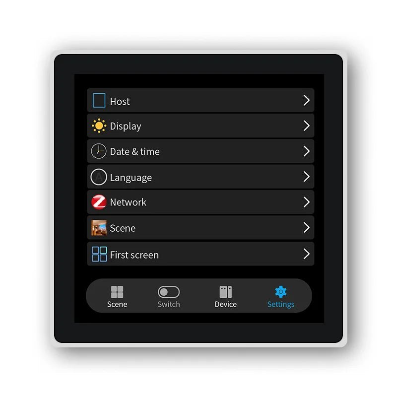 FUERS T3E Smart Control Panel Switch Smart Home Automation System Tuya Switch Scene Panel Intelligent Home Touch Screen Zigbee