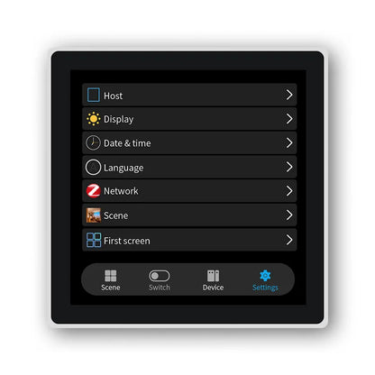 FUERS Tuya Smart Control Panel Switch Smart Home Automation System 3CH Switch Scene Panel Intelligent Home Touch Screen Zigbee