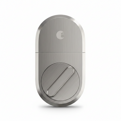 Smart Lock + Connect Wi-Fi Bridge, Satin Nickel, Works with Alexa, Keyless Home Entry from Anywhere
