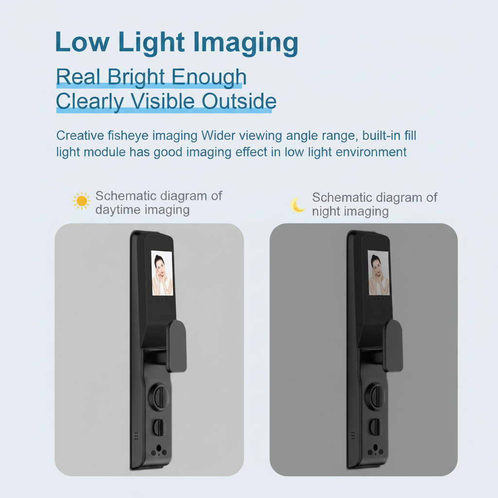 Tuya Wi-Fi Fingerprint 3D Face Recognition Smart Door Lock & Video Doorbell with Camera Wood/Steel Doors Cloud Storage