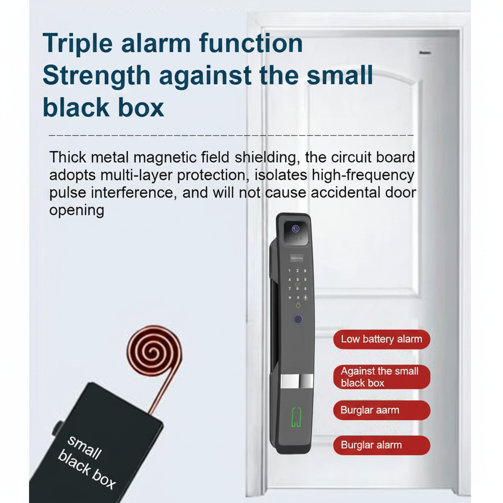 Tuya Wi-Fi Fingerprint 3D Face Recognition Smart Door Lock & Video Doorbell with Camera Wood/Steel Doors Cloud Storage